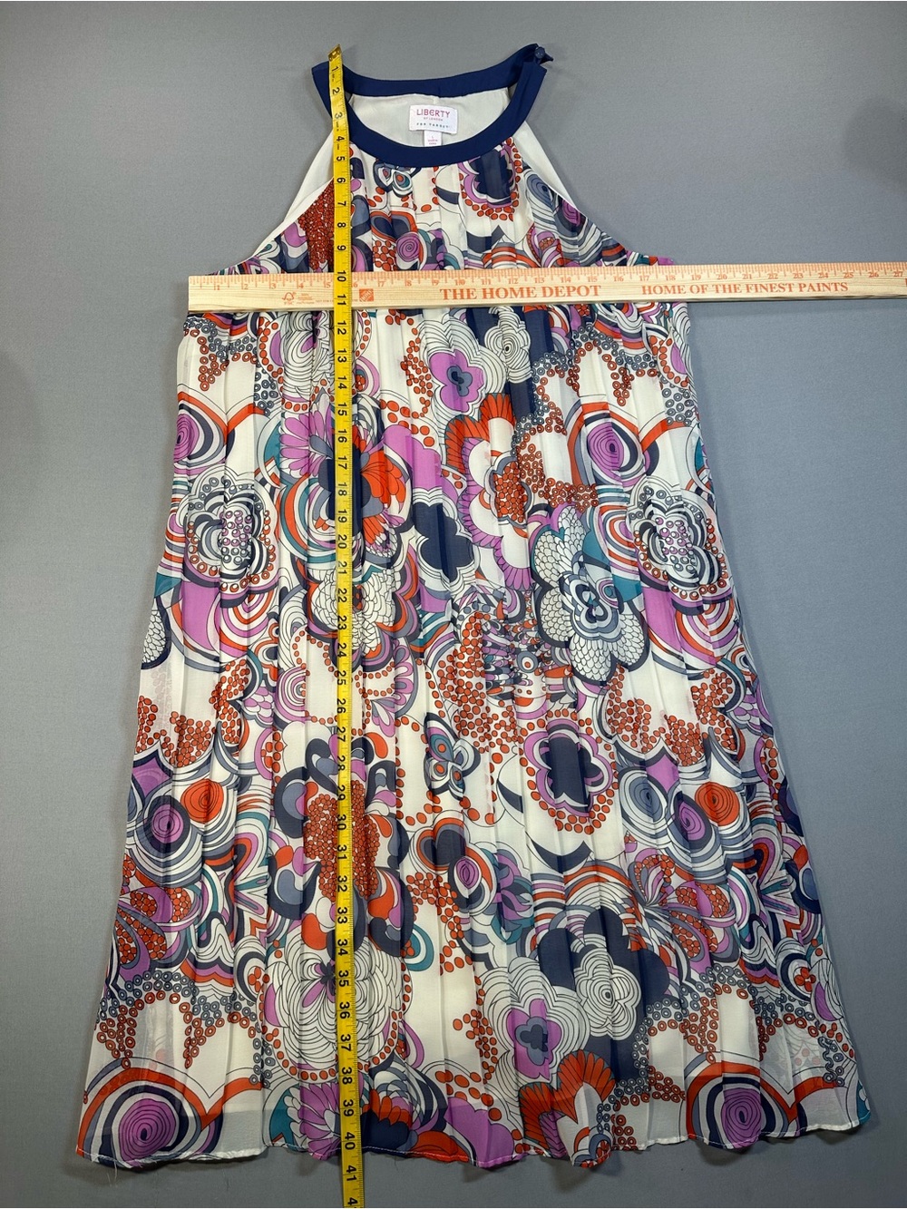 Liberty of London for Target Pleated High-Neck Floral Dress - Womens Large - Picture 14 of 15